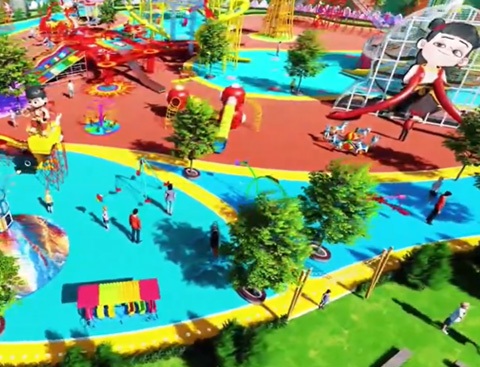 Outdoor playground