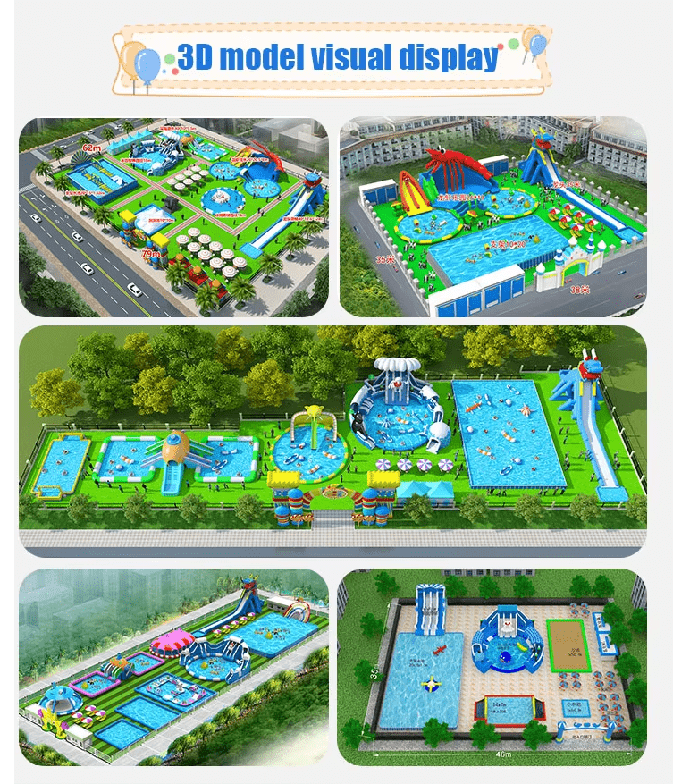 Inflatable Water Palyground Slide
