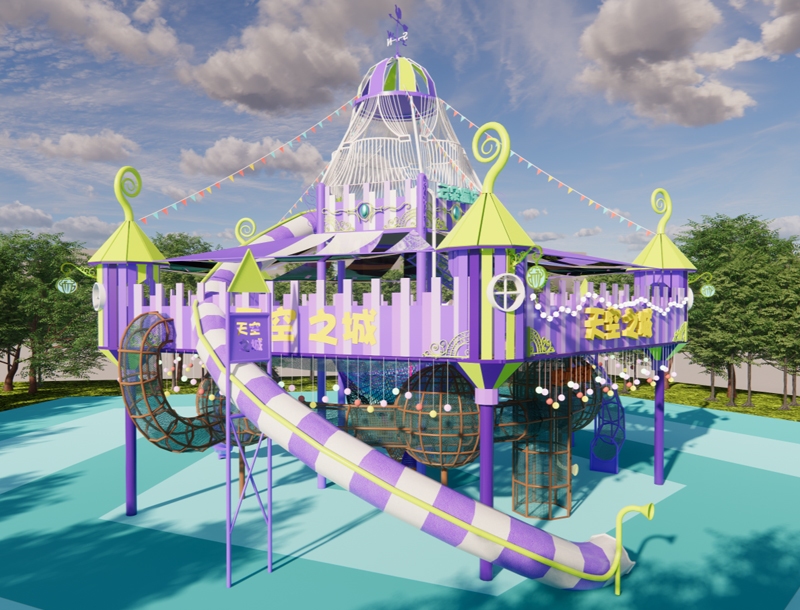 Castle in the Sky Outdoor Playground Equipment