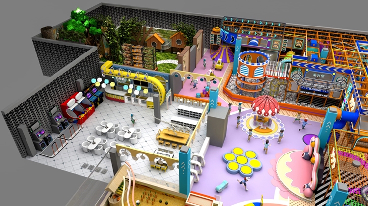 1800㎡ indoor children's playground