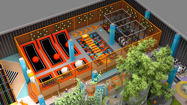 1800㎡ indoor children's playground
