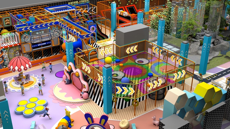1800㎡ indoor children's playground