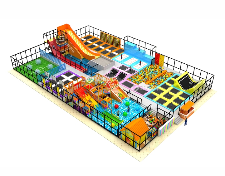 shopping mall indoor jumping trampoline