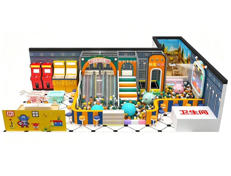 250㎡ soft playground equipment