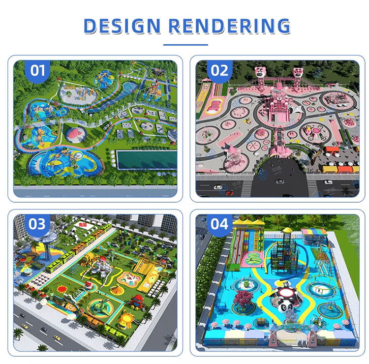 outdoor Non-powered amusement park planning