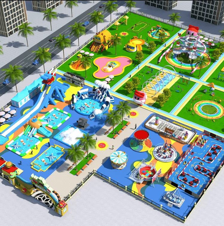 outdoor Non-powered amusement park planning
