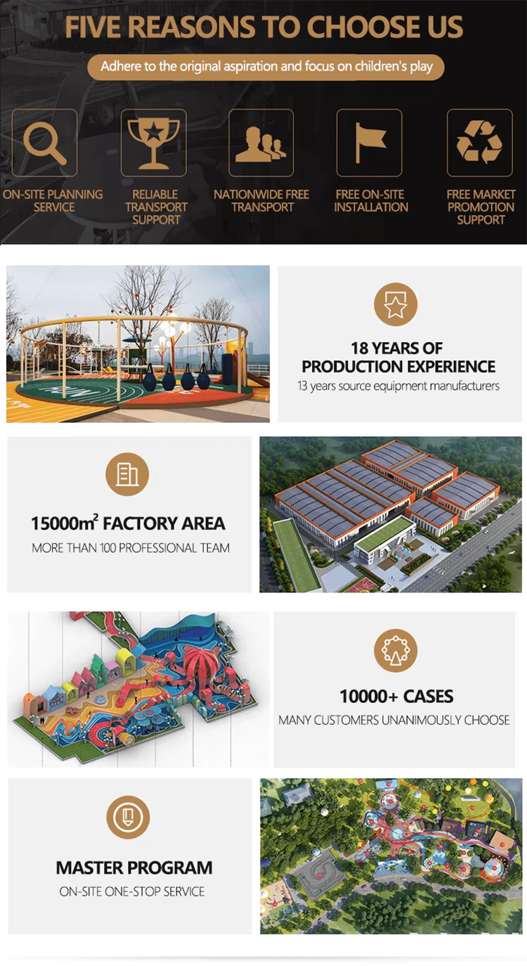 outdoor Non-powered amusement park planning
