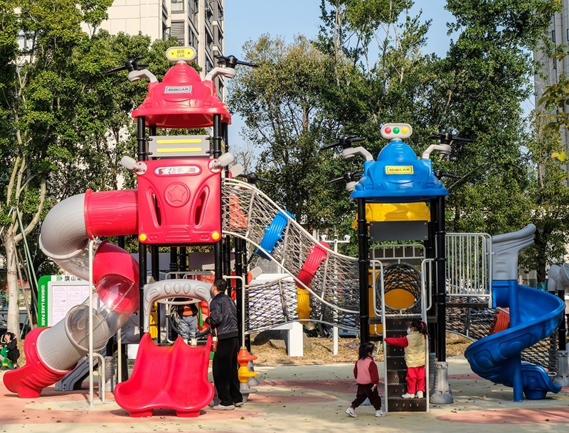 customized children outdoor playground equipment