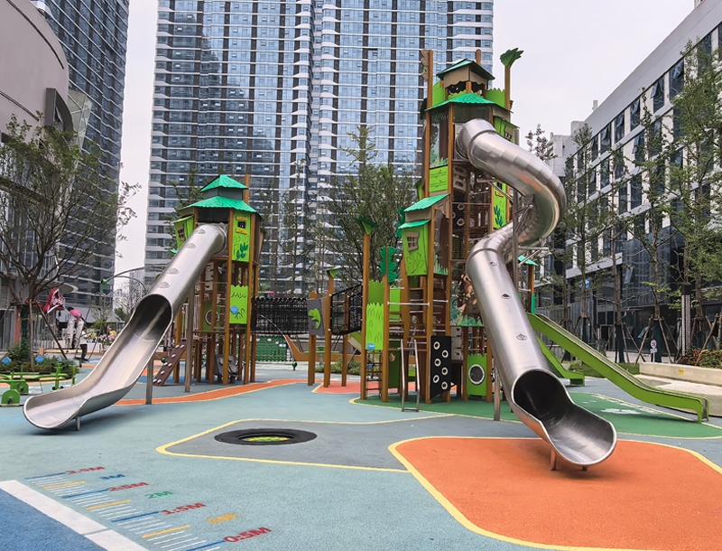 customized children outdoor playground equipment