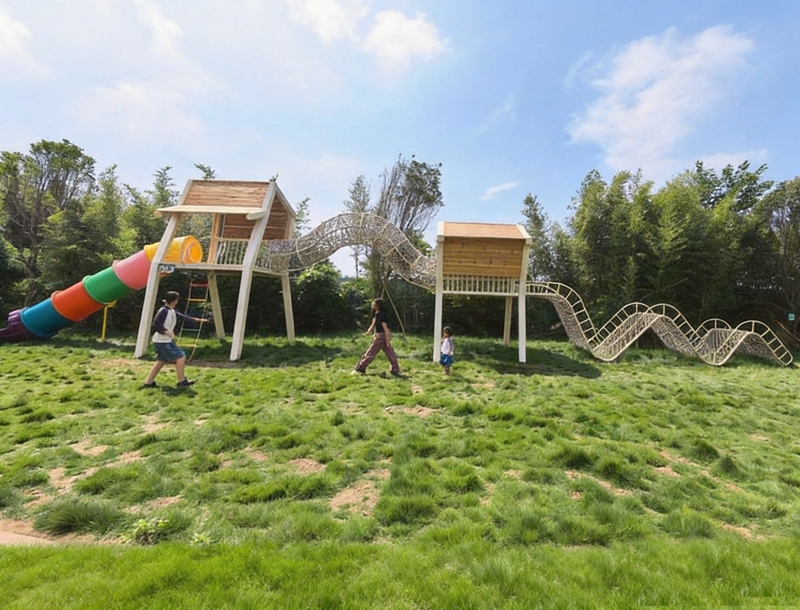 customized children outdoor playground equipment
