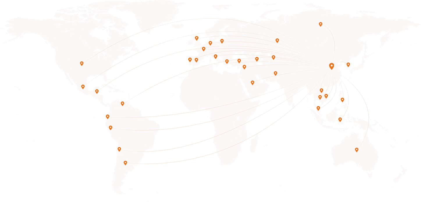 Huajin Amusement Park projects have a worldwide reach.