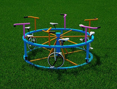 HJJ103 6-person rotating bicycle
