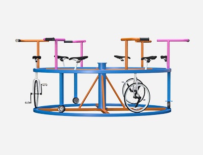HJJ103 6-person rotating bicycle