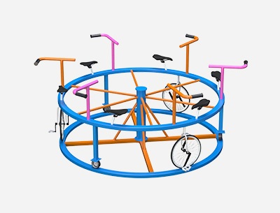 HJJ103 6-person rotating bicycle
