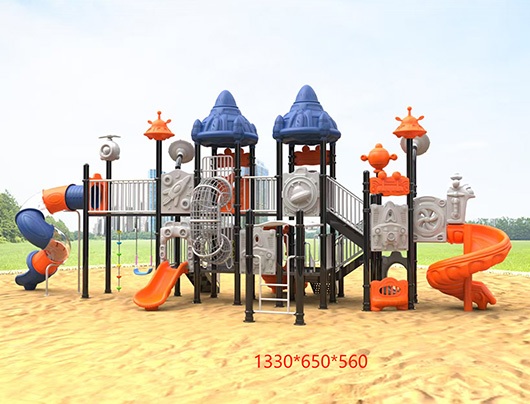 Plastic Combination Slide Playground Equipment