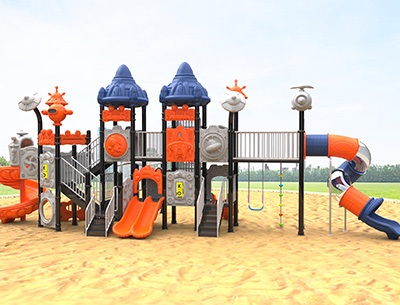 Plastic Combination Slide Playground Equipment