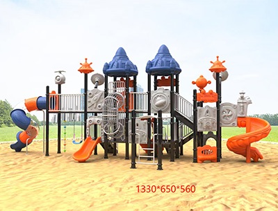 Plastic Combination Slide Playground Equipment