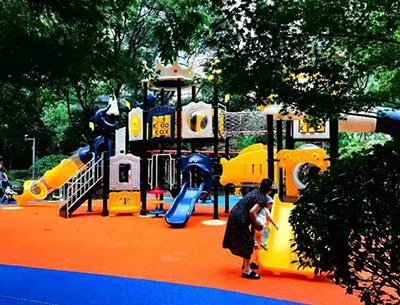 Plastic Combination Slide Playground Equipment