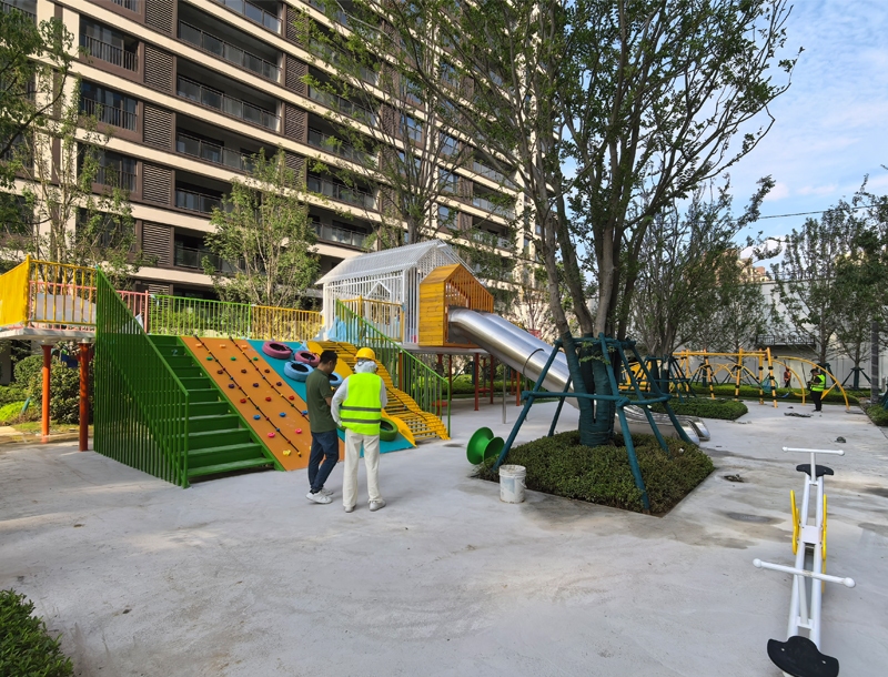 Community Outdoor Combination Slide