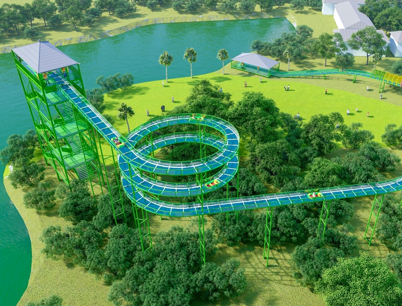 Glass Water Slide