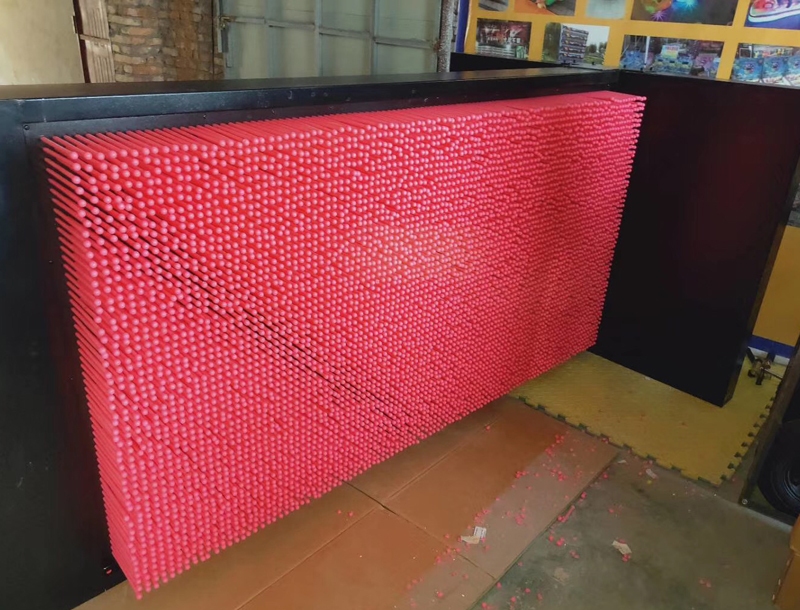 3D Pin Sculpture Wall Outdoor Amusement Equipment