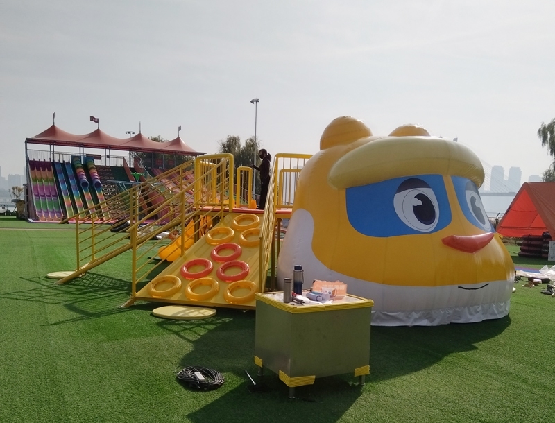 Mabinogi Giant Trampoline amusement park playground equipment