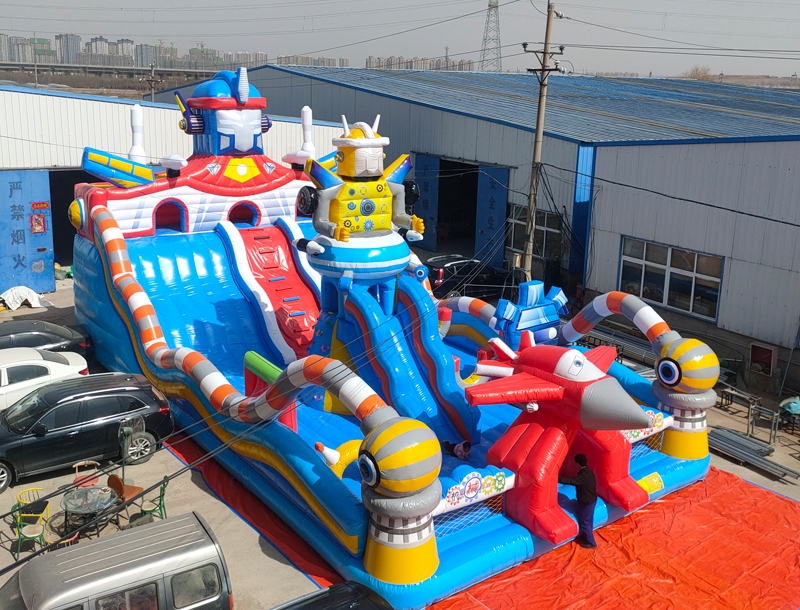 Mechanical Paradise Inflatable Castle Slide