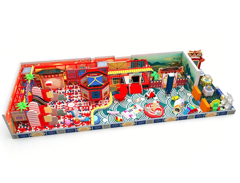 165㎡ Children Shopping mall Indoor Playground Equipment