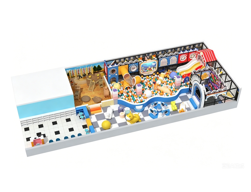 189㎡ Kids Shopping mall Indoor Playground Equipment