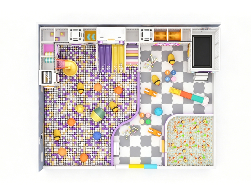 210㎡ Children Indoor Playground Equipment