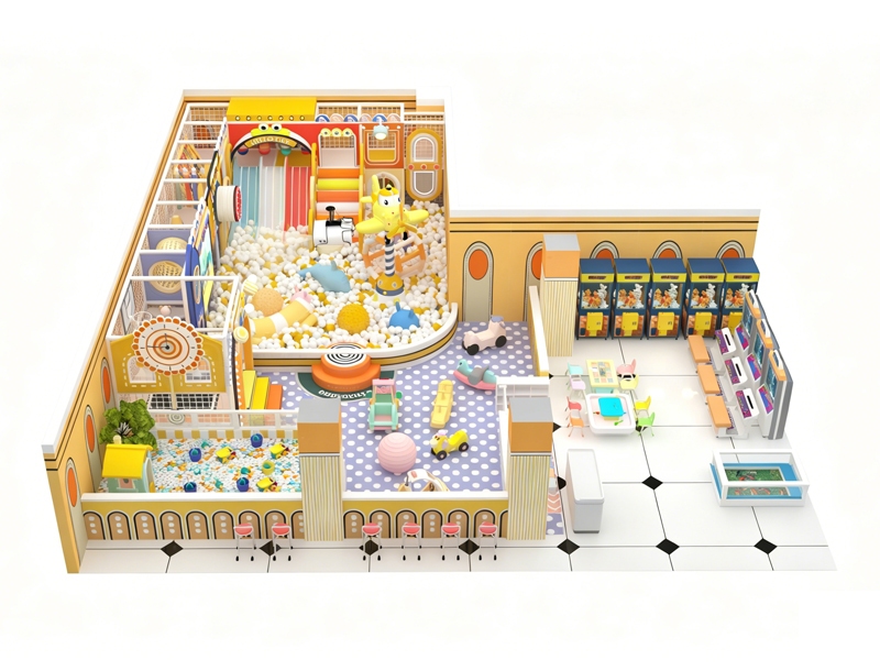 380㎡ kids soft playground equipment