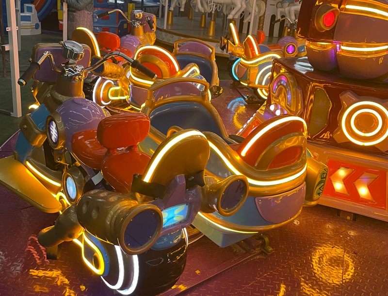 Crazy Motorcycle Carousel Park Amusement Ride