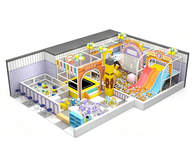 75㎡ Kids indoor amusement equipment