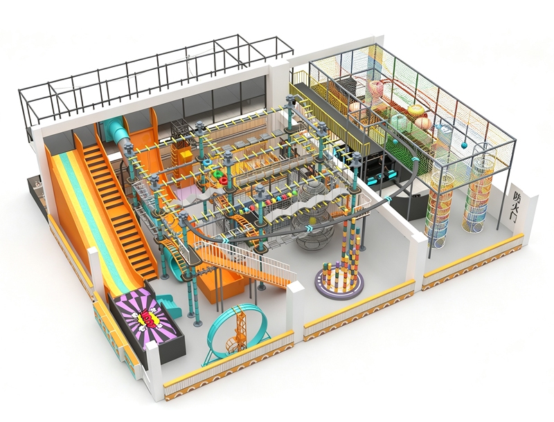 Indoor Playground Equipment for Trendy Play Centers