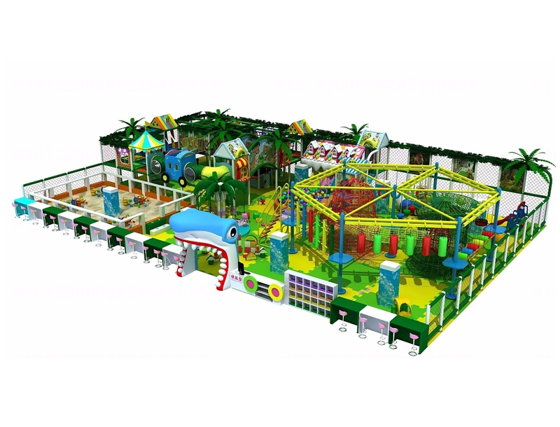 Forest-themed commercial indoor soft play equipment