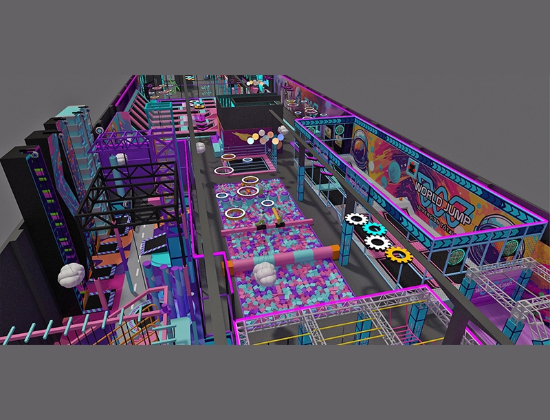 Large trampoline park equipment for sale
