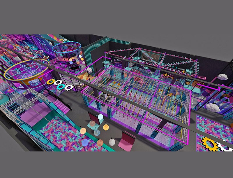 Large trampoline park equipment for sale