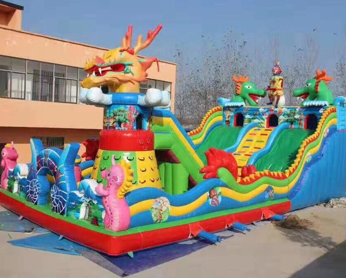 Inflatable children's castles